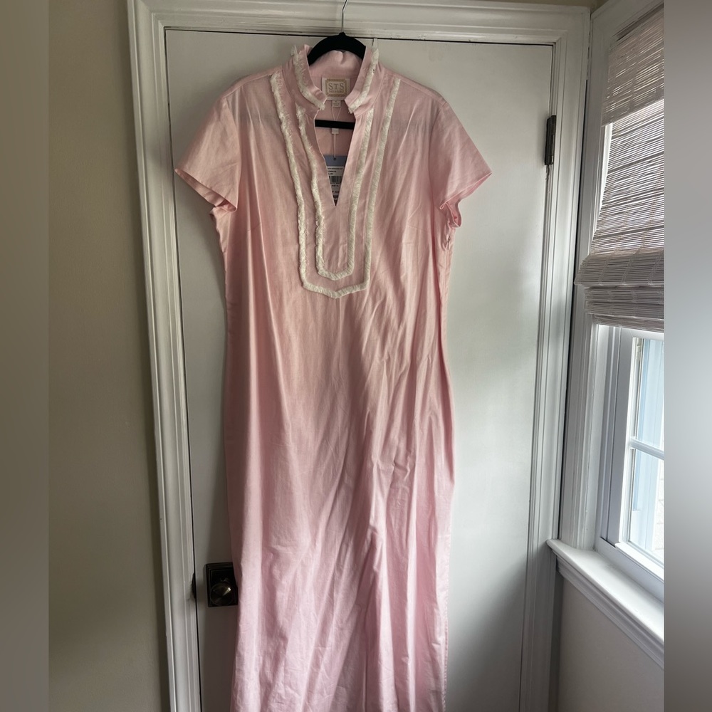 NWT SAIL TO SABLE BLUSH Tunic LONG Dress SZ XL